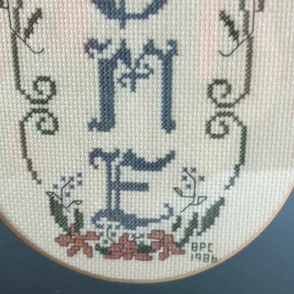 Cross-stitched Welcome - Picture 3 of 4